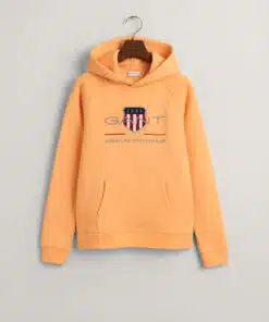 Gant Teens Archive Shield Hood Coral Apricot