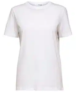Selected Femme Myessential O-Neck Tee White