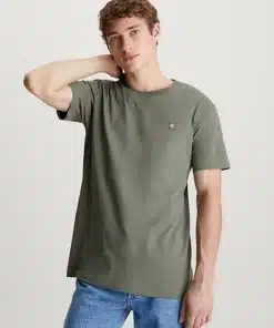 Calvin Klein Cotton Badge T-Shirt Dusty Olive