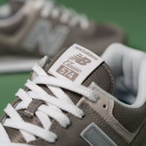 New Balance 574 Core Grey With White