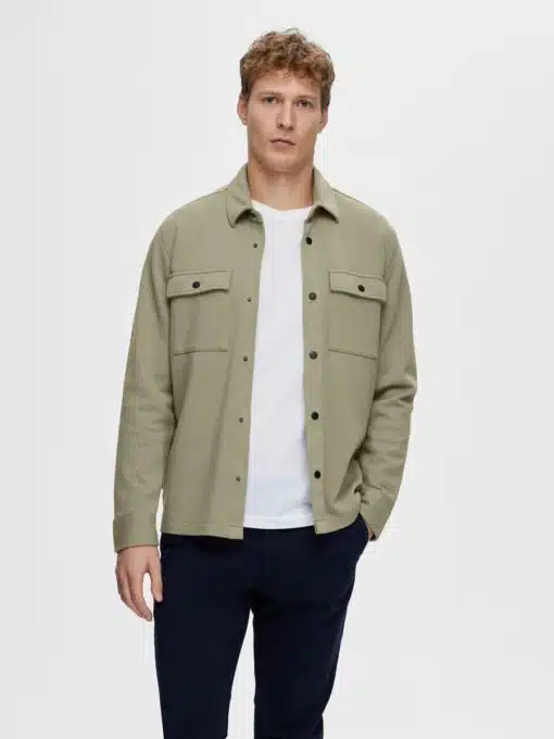 Selected Homme Jackie Sweat Jacket Vetiver