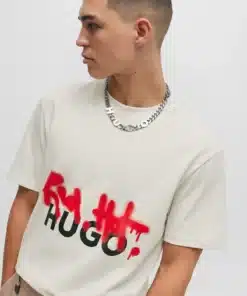 Hugo Dinricko T-shirt Natural