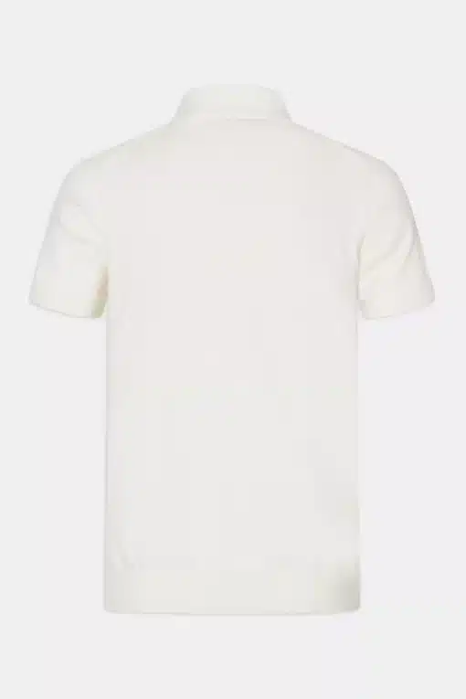 Oscar Jacobson Mirza Short Sleeve Poloshirt  White
