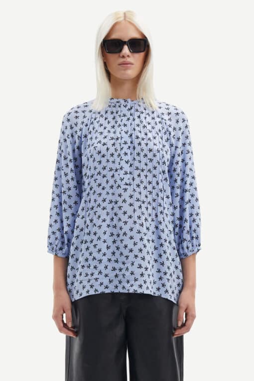 Samsøe Samsøe Saselma Blouse Orchid Heron