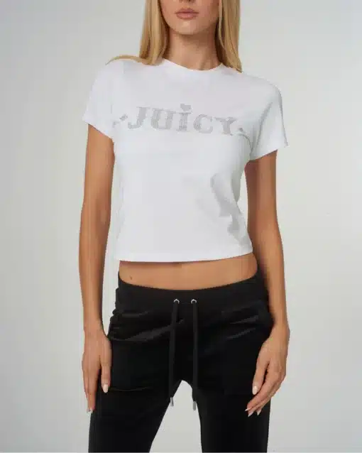 Juicy Couture Ryder Rodeo Fitted T-Shirt White