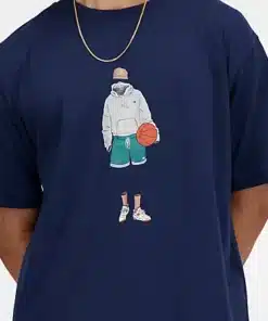 New Balance Athletics Basketball T-Shirt Navy