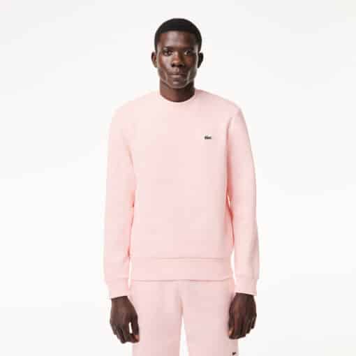 Lacoste Brushed Jogger Sweatshirt Light Pink