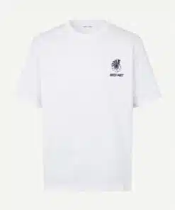 Samsøe Samsøe Sawind Uni T-shirt White Fossil