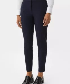 Comma, Slim Fit Trousers Navy
