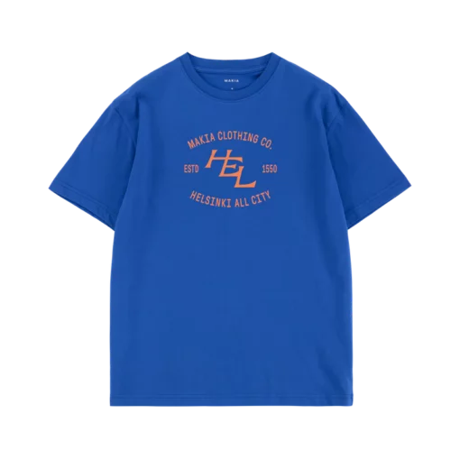 Makia All City T-shirt Blue