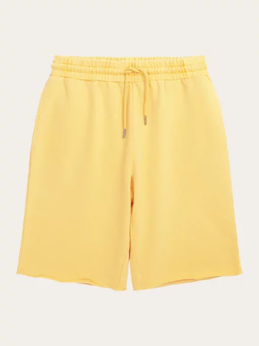 Knowledge Cotton Apparel Birch Sweat Shorts Misted Yellow
