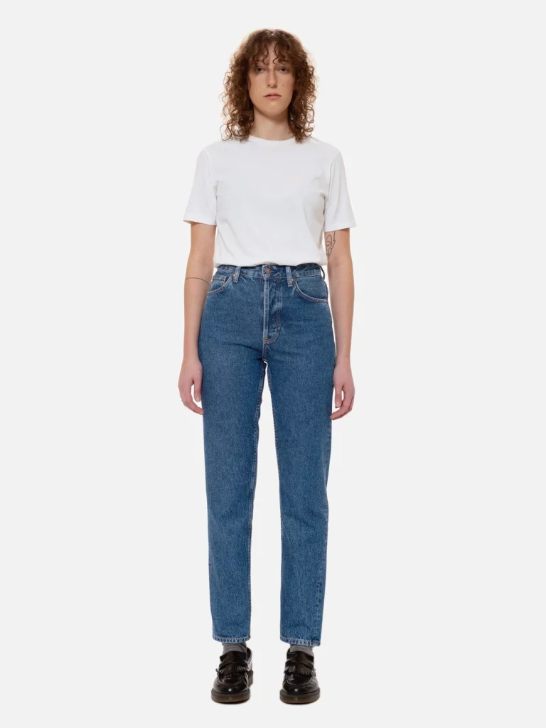 Nudie Jeans Joni Solid T-shirt Offwhite