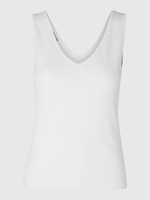 Selected Femme Dianna Top Bright White