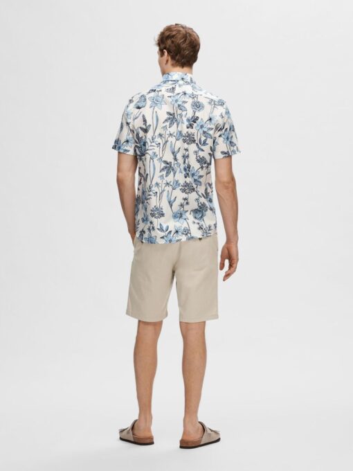 Selected Homme Slimethan Aop SS Shirt Dragonfly