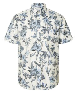 Selected Homme Slimethan Aop SS Shirt Dragonfly