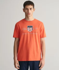 Gant Archive Shield T-Shirt Burnt Orange
