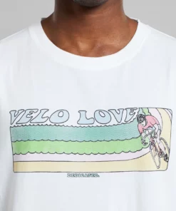 Dedicated T-shirt Stockholm Retro Velo Love Off-White