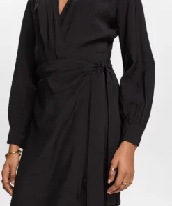 Esprit Wrap Dress Black