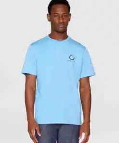 Knowledge Cotton Apparel Regular Fit T-shirt Dusk Blue