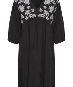 Part Two Giazella Linen Dress Black