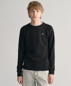 Gant Teens Shield Sweatshirt Black
