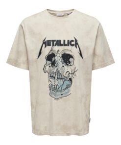 Only & Sons Metallica T-shirt White
