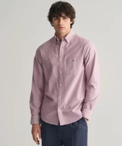 Gant Regular Oxford Shirt Beautyberry Purple