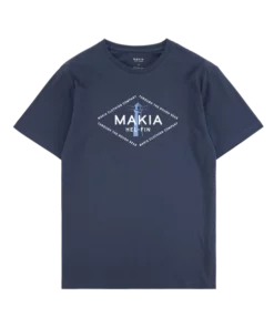 Makia Seaside T-shirt Carbon Blue