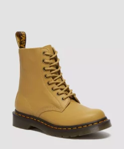 Dr. Martens 1460 Pascal Virginia Boots Mustard