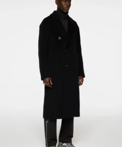 J.Lindeberg Willy Wool Coat Black