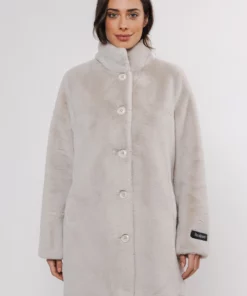 Rino & Pelle Nonna Faux Fur Coat Birch