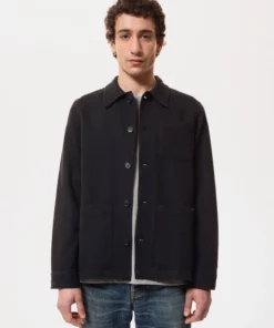 Nudie Jeans Barney Worker Jacket Black