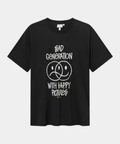 Dedicated T-shirt Stockholm Sad Generation Black