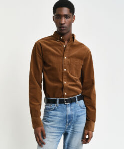 Gant Corduroy Shirt Cocao Brown