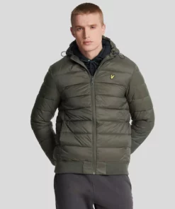 Lyle & Scott Wadded Jacket Olive