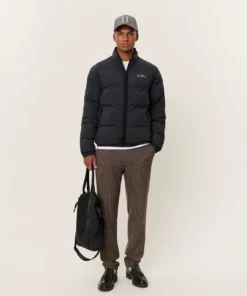 Les Deux Newport Padded Jacket Black