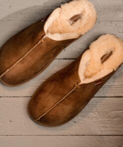 Shepherd Hugo Slippers Antique Cognac