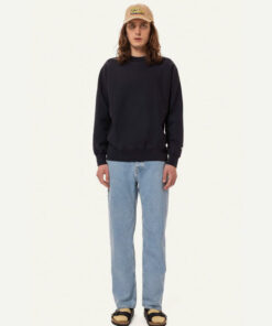 Nudie Jeans Hasse Sweater Crew Neck Navy