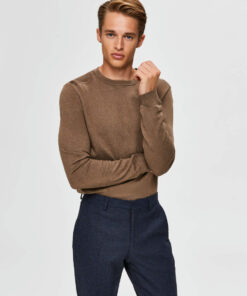 Selected Homme Berg Crew Neck Teak