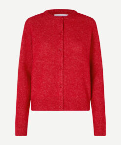 Samsøe Samsøe Nor Short Cardigan Scarlets Red